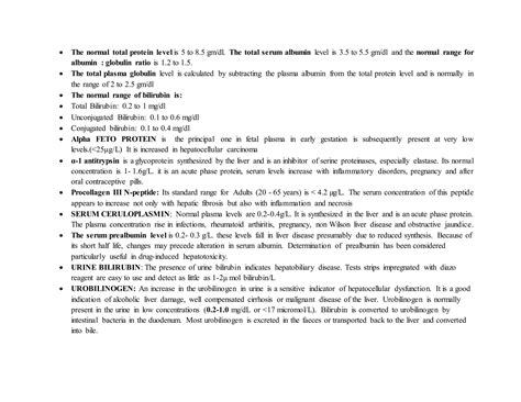 Liver functon tests | DOCX