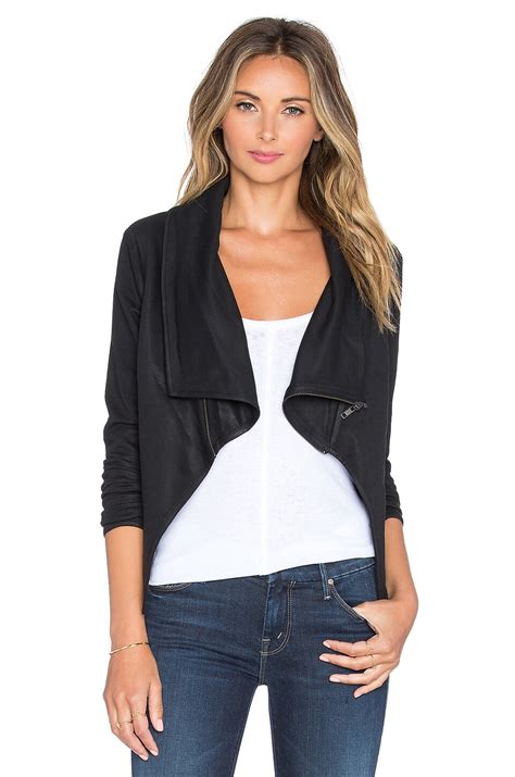 Benjamin Jay Jackel Wax Coated Jacket in Black Wax | REVOLVE