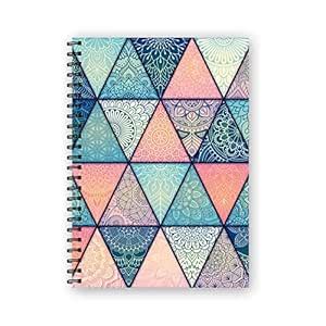 Eminent Prints Mandala Art Design 5 Journal Diary Spiral Notebooks Wire ...