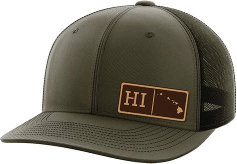 Greater Half Hawaii Leather Patch Trucker Hat – India | Ubuy