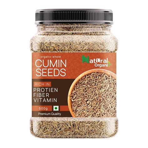 Natural Organix Whole Cumin Seeds | Jeera | Zeera | Sabut Jira Aromatic ...