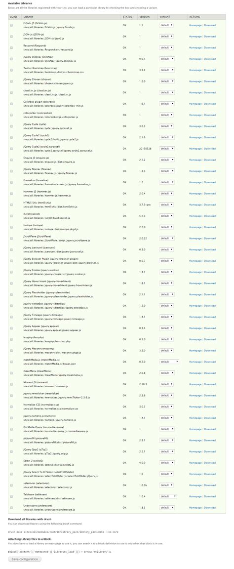 Library Package 的图像结果