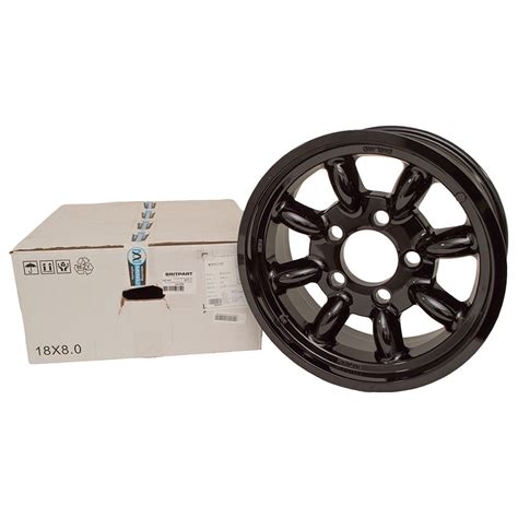 DA3786 - Black 8 x 18 Minilite Alloy Wheel