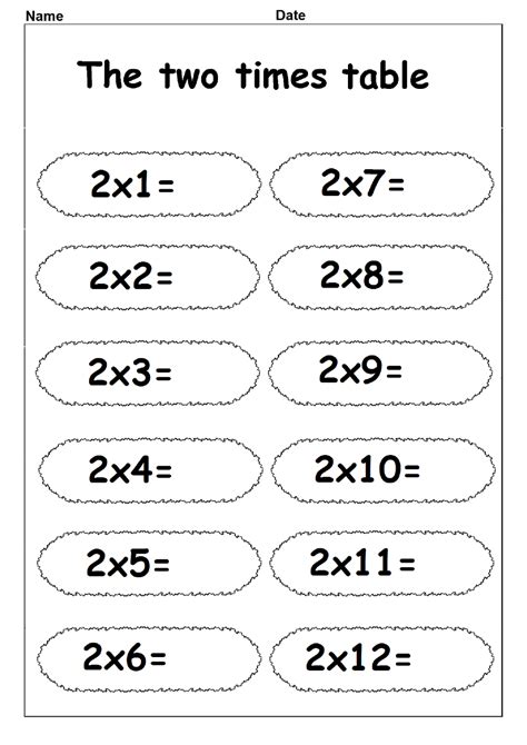 Image result for Times Table Worksheets Printable