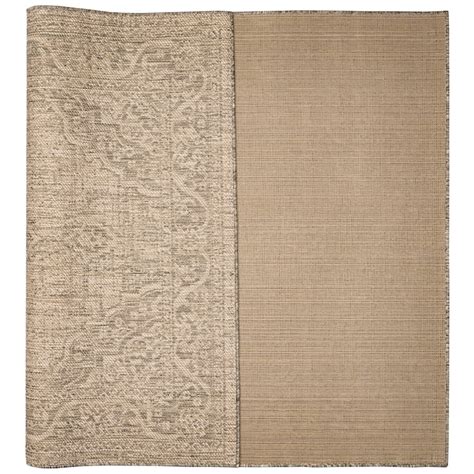 Benissimo 8 X 10 (ft) Beige Indoor/Outdoor Solid Mid-century Modern ...