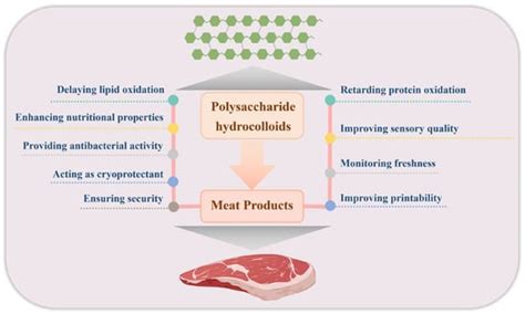 The Beneficial Role of Polysaccharide Hydrocolloids in Meat Products: A ...