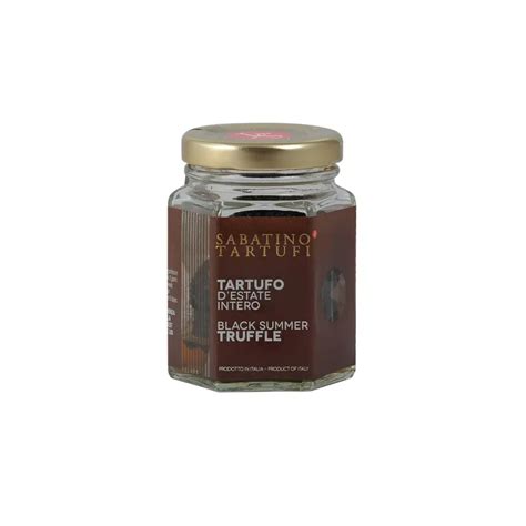 Sabatino Tartufi Whole Black Summer Truffle in Jar | Gourmet Truffle