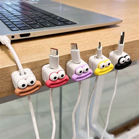 5 unidades de Sujetacables magnéticos, diseño de gran abertura ...