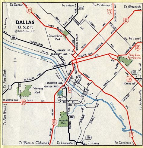 Dallas County Texas Map