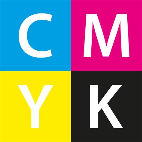 Simple vector cmyk color sample background with cyan magenta yellow and ...