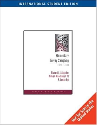 Buy Elementary Survey Sampling Book Online at Low Prices in India ...
