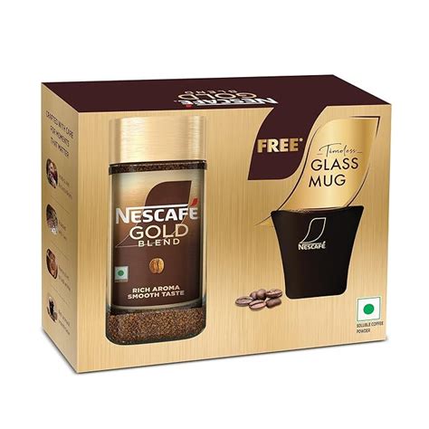 Nescafe Gold Blend Instant Coffee Powder - Glass Jar (Limited Edition ...