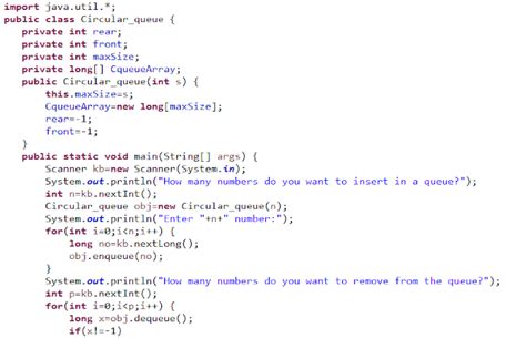 Image result for Circular Queue in Java in Tamil
