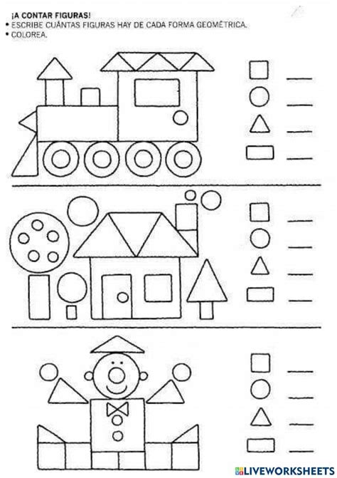 Count Shapes Worksheet 的图像结果