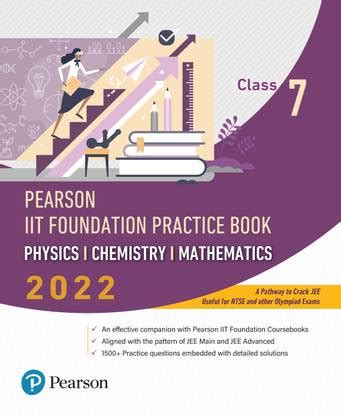 Pearson IIT Foundation Practice Book Physics, Chemistry & Mathematics ...