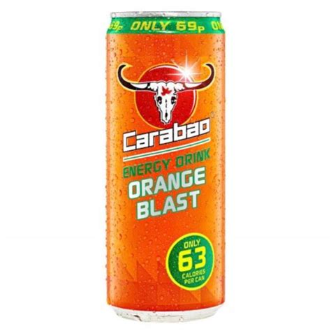 Carabao Energy Drink Orange Blast 330ml | Candy Snack Experts