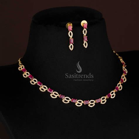 Necklace Set - Buy Online Gold Plated, AD, German Silver Necklace ...