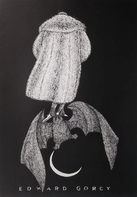 VINTAGE Large Edward GOREY Print / Poster 1970s GOTHAM Book - Etsy