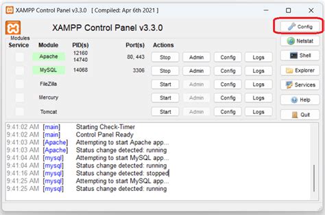 Image result for Xampp Control Panel V3.2.4