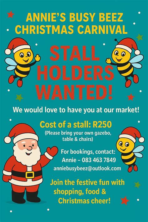 Annie’s Busy Beez Christmas Carnival and market. , Northwood Crusaders ...