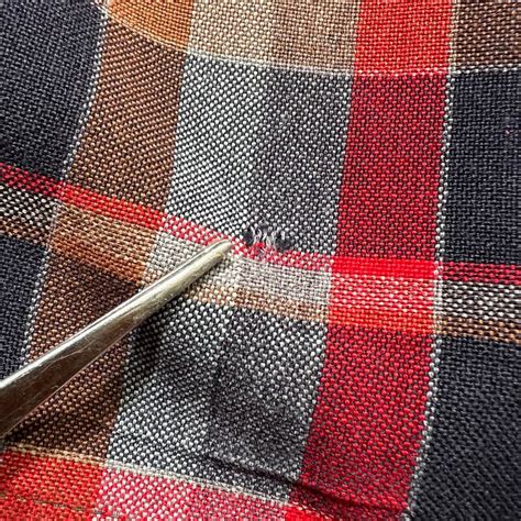 60's Warwick チェックオープンカラーシャツ 開襟 フランネル レーヨン混 レッド ネイビー Mサイズ 希少 ヴィンテージ BA ...