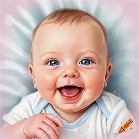 Baby boy with hitchhiker's thumb and other genetic traits on Craiyon