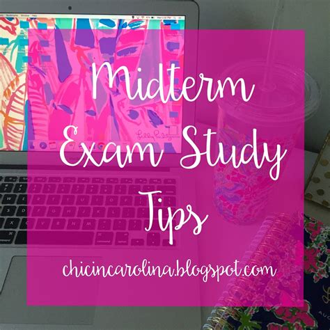 Chic in Carolina: Midterm Exam Study Tips