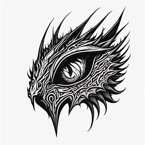 How To Draw A Dragon Eye Easy