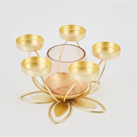 Buy Majestic Metal T-Light Holder from Home Centre at just INR 999.0