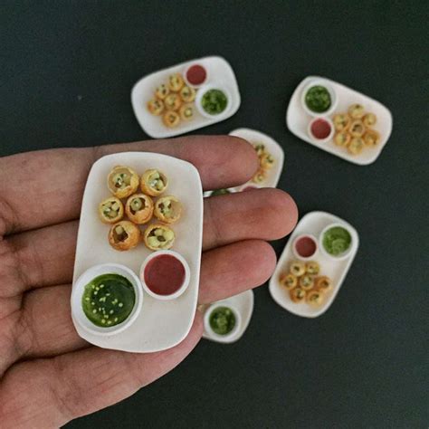 Pani Puri Golgappa Puchka Indian Chaat Miniature Food Magnet – small IDEA