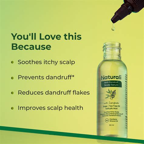 Buy Naturali Anti-Dandruff Scalp Serum with Sage,Tea Tree Oil ...