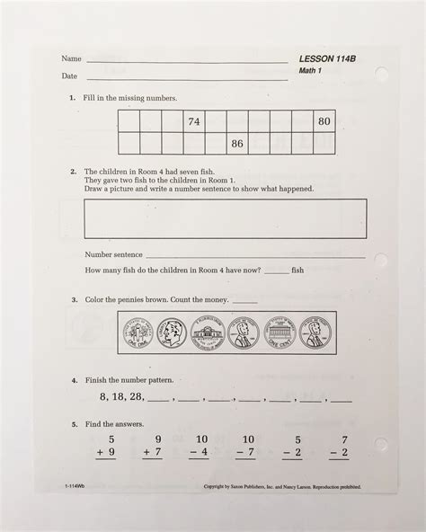 First Grade Saxon Math 的图像结果