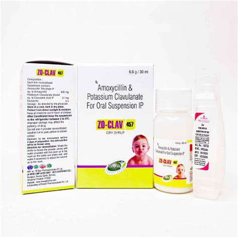 ZO-CLAV 457 Dry Syrups Daksh Pharmaceuticals Pvt. Ltd.