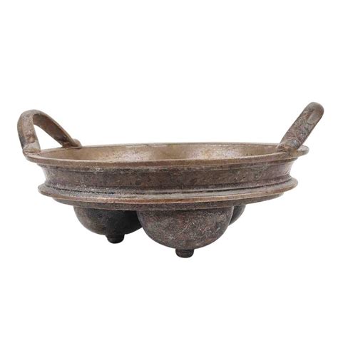 South indian Brass Pot Cooking Appam Three Cavity Kitchenware
