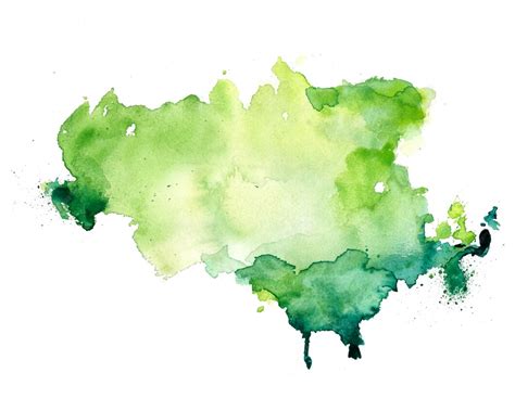 Abstract green watercolor stain texture background | Free Vector
