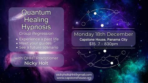 Quantum Healing Hypnosis Group Regression, 1713 Beck Ave Panama City ...