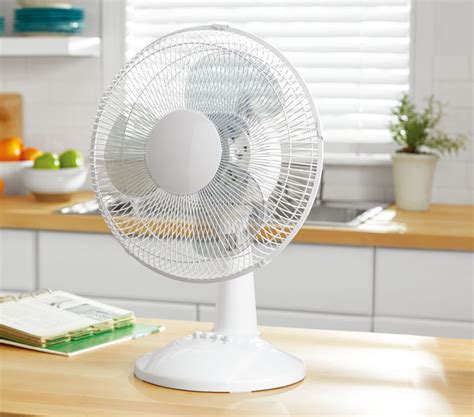 Mainstays 12" 3-Speed Oscillating Table Fan, Model## FT30-8MBW, White ...
