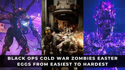 Ranking the Black Ops Cold War Zombies Easter Eggs From Easiest To Hardest