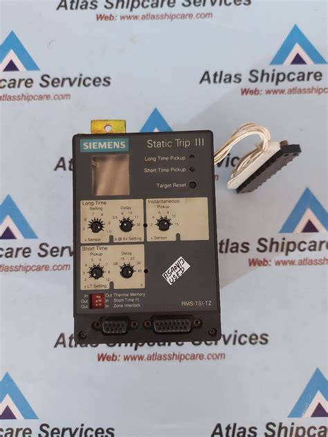 Siemens RMS-TSI-TZ Static Trip III Circuit Breaker Trip Unit – Atlas ...