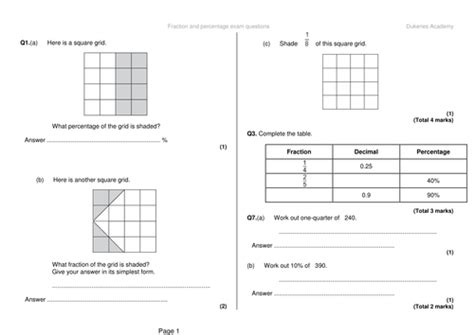 Image result for Problem Solving Involving FDP GCSE Questions