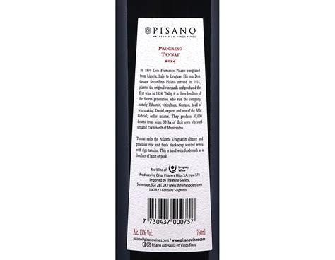 Pisano Progreso Tannat Reserve 2024