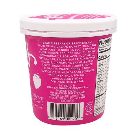 JENI’S Brambleberry Crisp Ice Cream, 1 pint | Wholefoods Market In ...