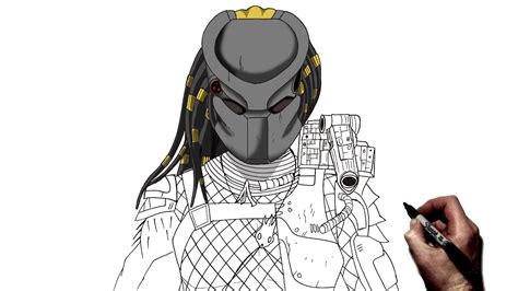 Image result for Predator Drawing Tutorial