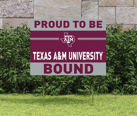 Proud to Be TAMU Bound Lawn Sign – TXAG Store