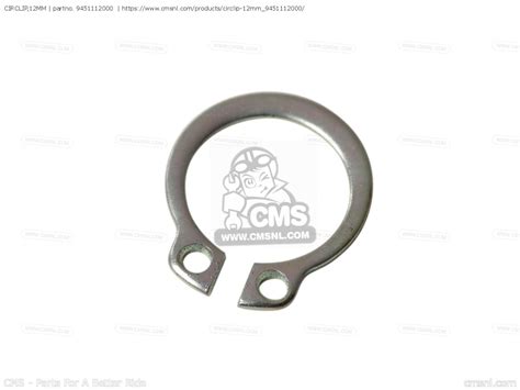 CIRCLIP,12MM for Honda - order at CMSNL