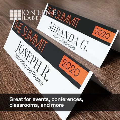 Buy Table Tent Cards, Medium - 8.5 x 2.5 - Cardstock - Pack of 200, 100 ...