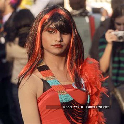 Vasu Primlani during the Delhi Queer Pride Parade, held in New Delhi.