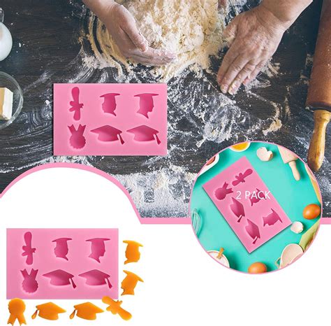 FOLOU 2 Pack Graduation Silicone Molds Graduation | Ubuy India