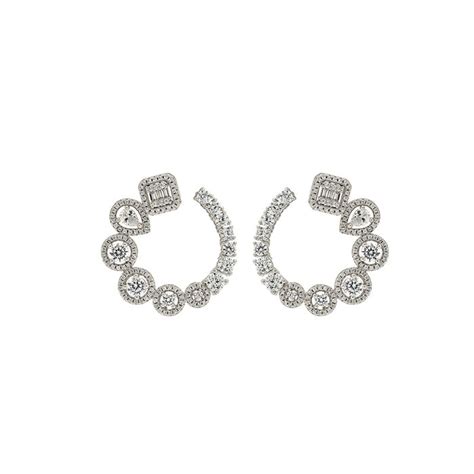 Buy the Silver Moonbeam Earrings - Silberry