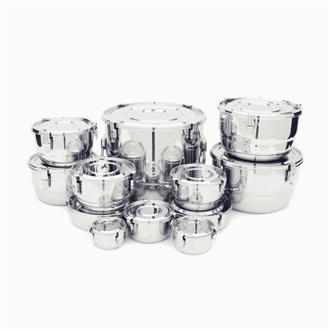 ONYX Airtight Watertight Stainless Steel Food Storage Containers ...
